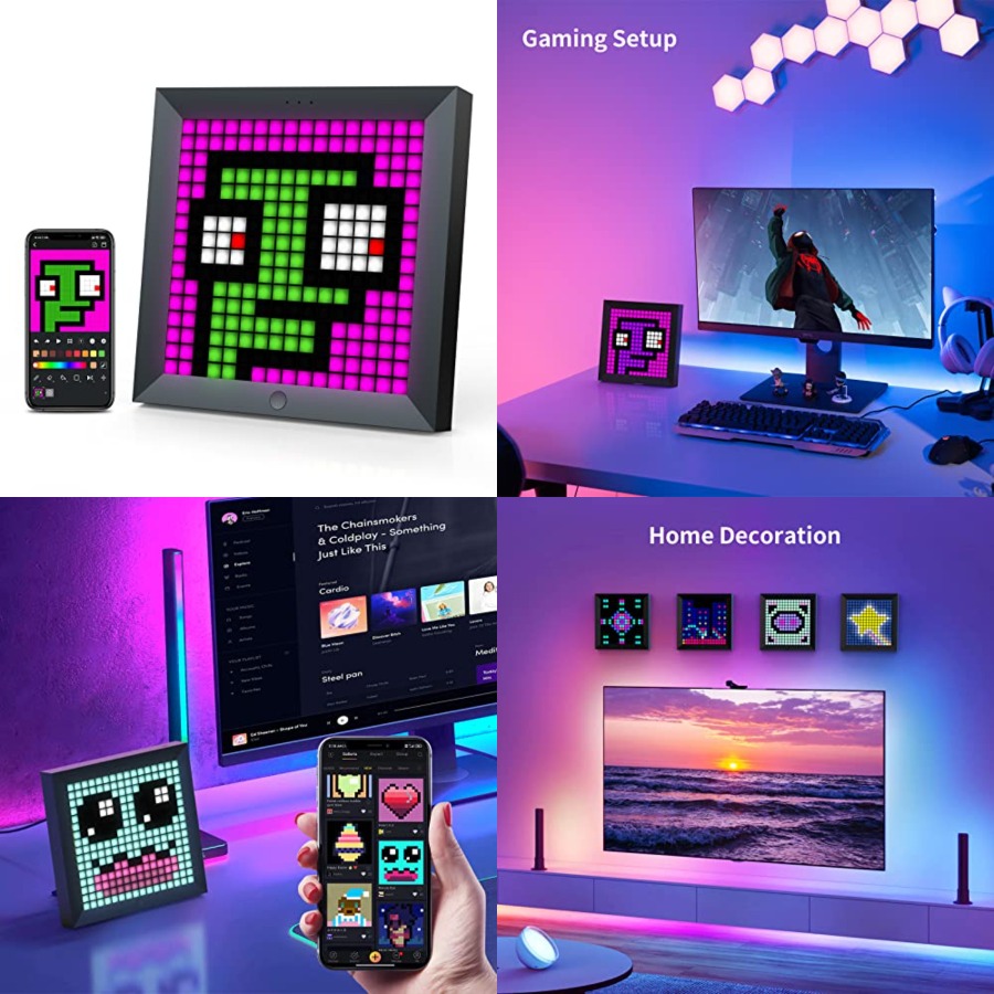Desk Setup Desk - Светодиодная панель для пиксельных дисплеев, совместимая