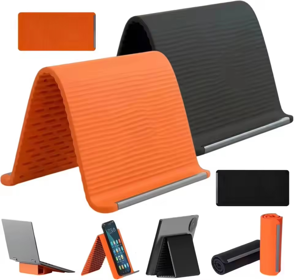 Desk Setup Apple - Портативный складной силиконовый держатель для телефона,