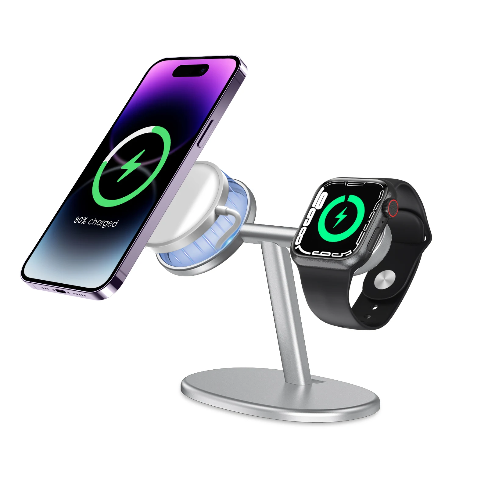 Desk Setup Apple - Настольная подставка EWA 2-в-1 для телефона