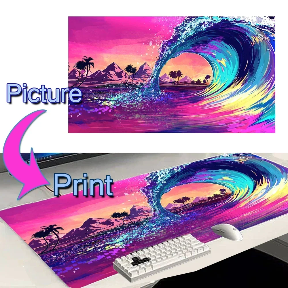 Playmat Custom Mouse Pad Compa – обзор и цена Desk Setup Pink
