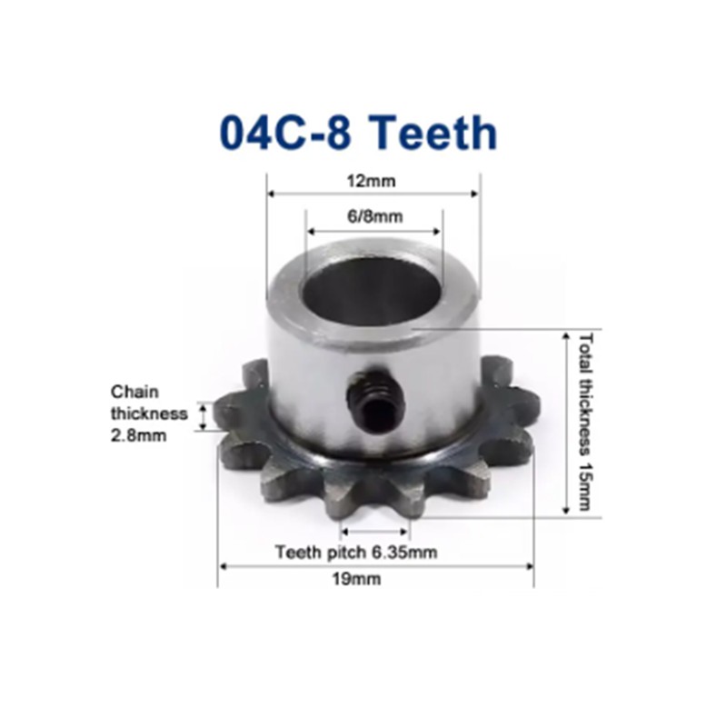 Звездочка 04C 8T с отверстием  – обзор и цена Desk Setup Gear