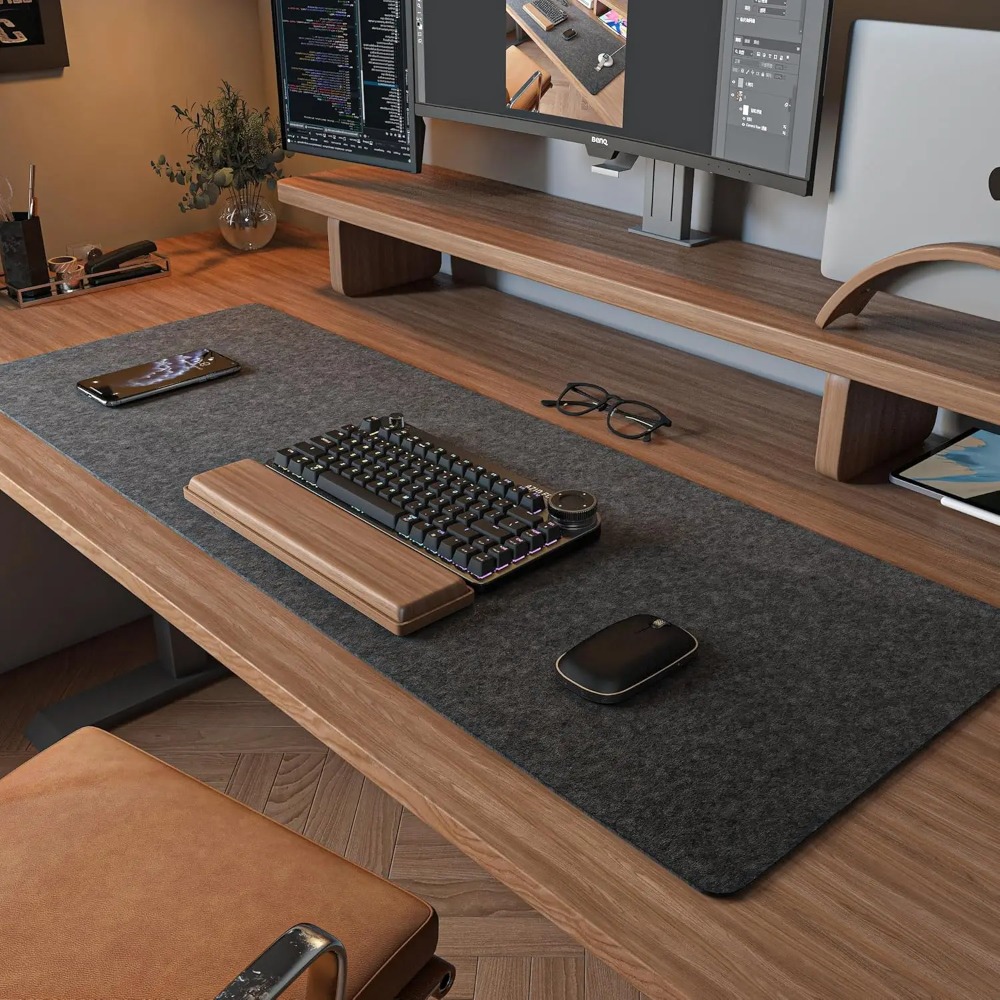 Фетровый настольный коврик, ко – обзор и цена Desk Setup Ergonomic