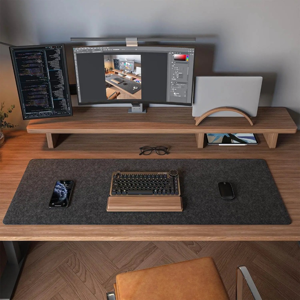 Фетровый настольный коврик, ко – обзор и цена Desk Setup Ergonomic