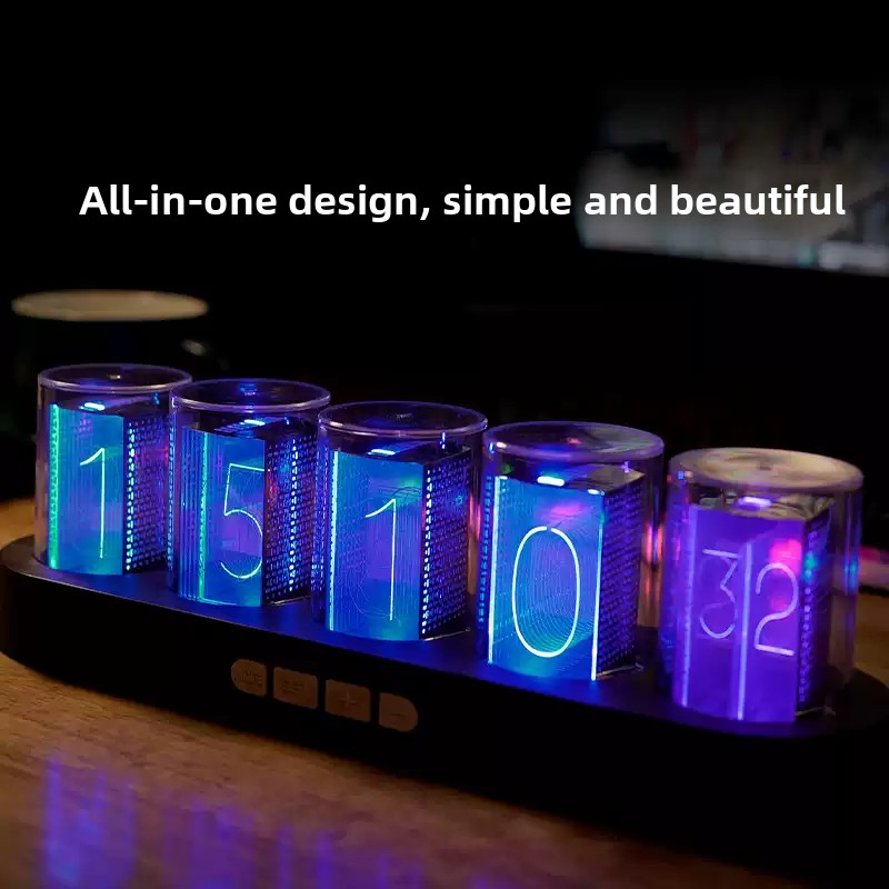 RGB LED-часы Nixie Tube для ге – обзор и цена Desk Setup Youtube