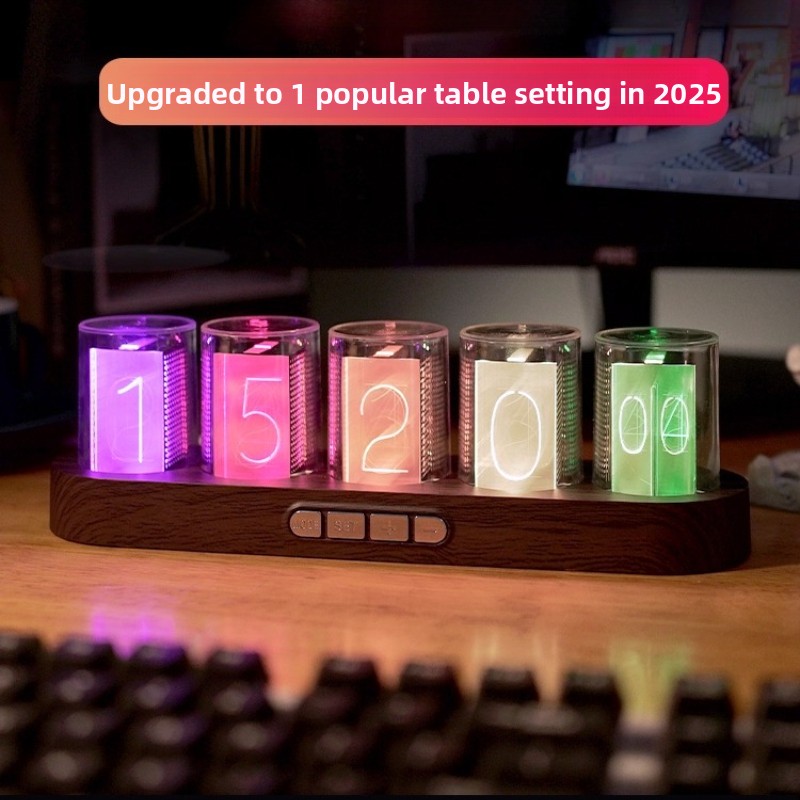 RGB LED-часы Nixie Tube для ге – обзор и цена Desk Setup Youtube