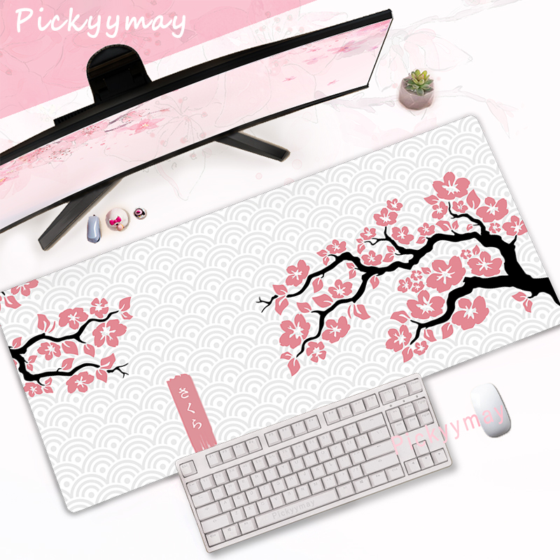 Игровой коврик для мыши CIFBUY – обзор и цена Desk Setup Pink