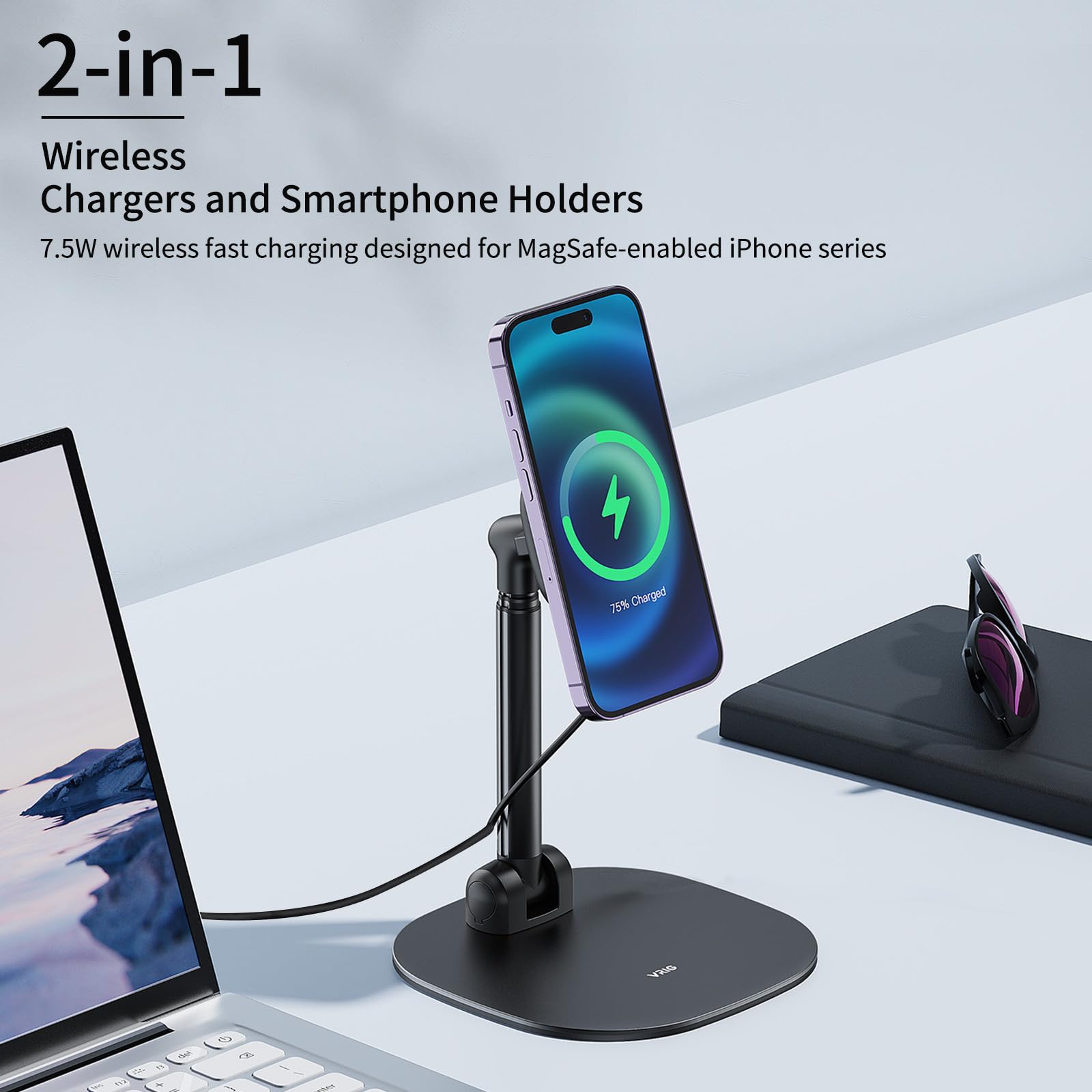 Беспроводная магнитная подстав – обзор и цена Desk Setup Apple