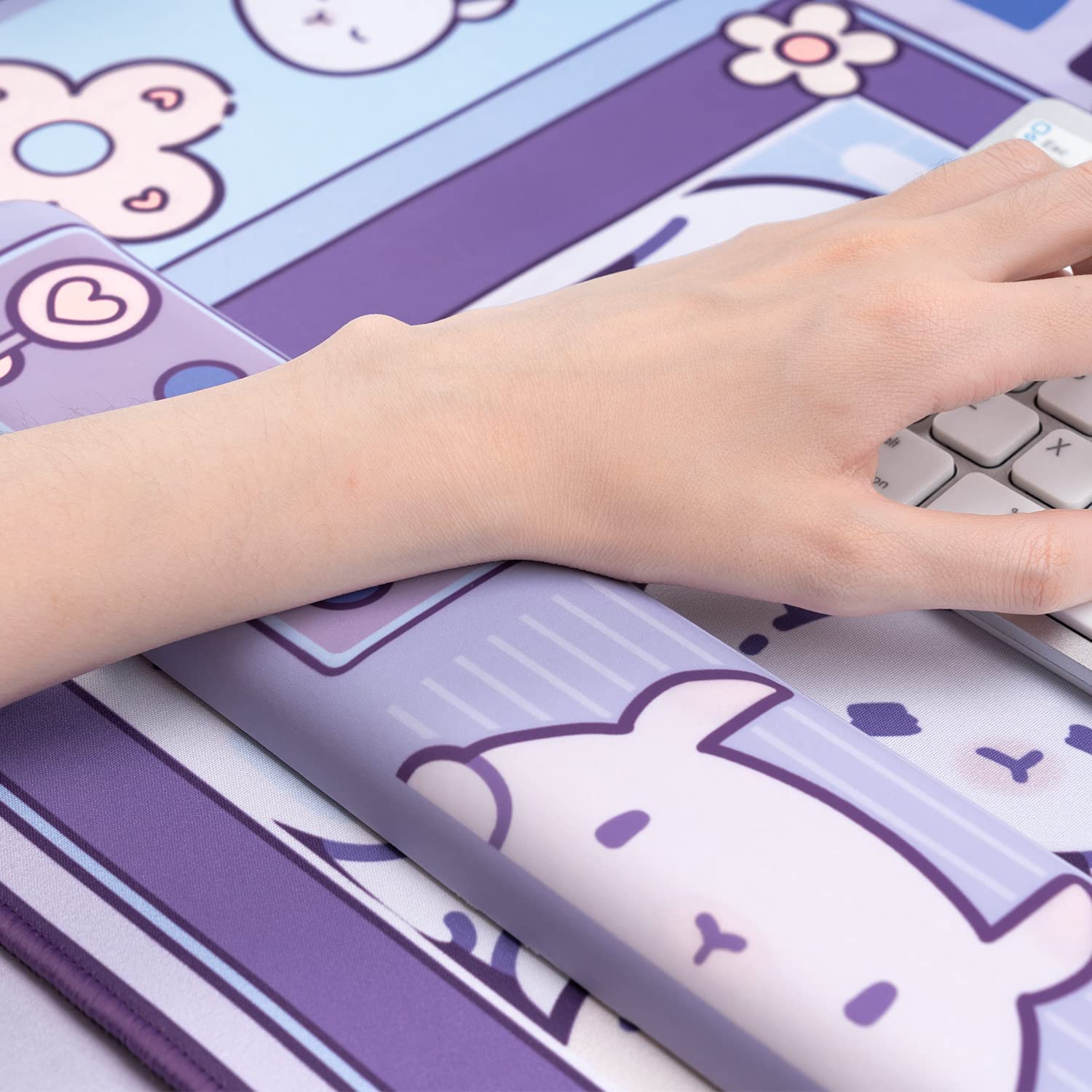 Большой милый игровой коврик д – обзор и цена Desk Setup Pink