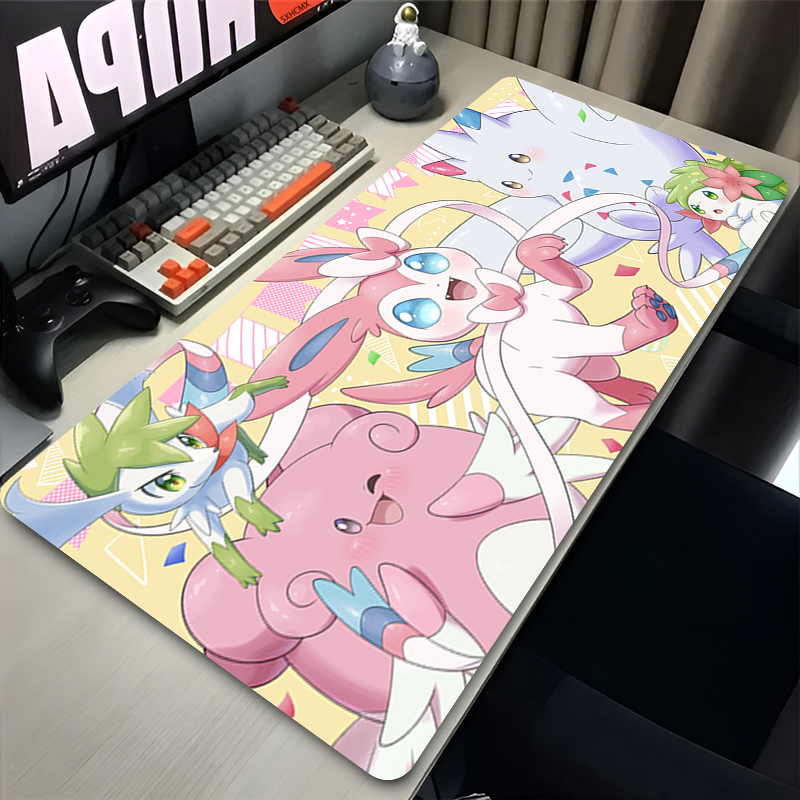Большой розовый милый коврик д – обзор и цена Desk Setup Pink