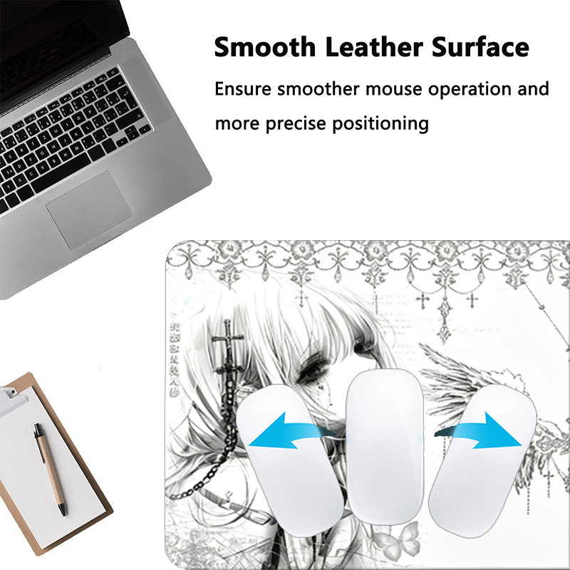 Кожаный коврик для мыши, черно – обзор и цена Desk Setup Ergonomic