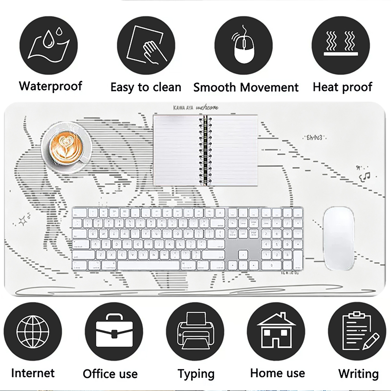 Кожаный коврик для мыши 1 шт., – обзор и цена Desk Setup Ergonomic